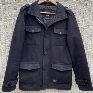 Black Kr3w Peacoat